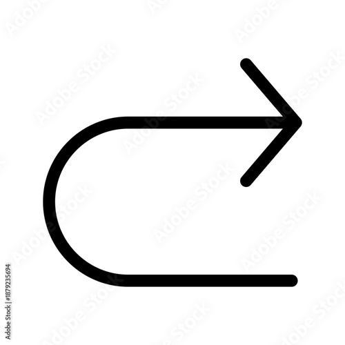Undo Icon Vector Symbol Design Illustration