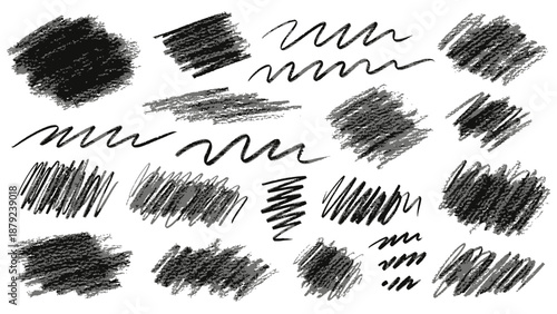 Hand Drawn Pencil Scribbles and Messy Lines Texture