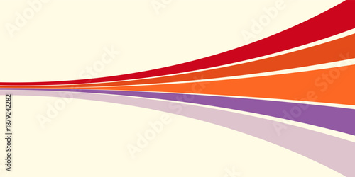 Retro 70s Abstract background vector illustration