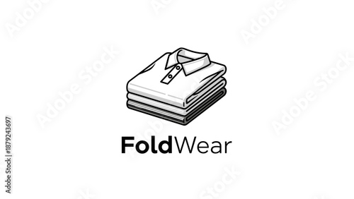 Stack of Folded Clothing with Shirt.