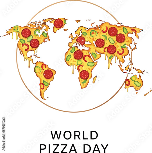 Celebrate World Pizza Day with Global Pizza Map Design