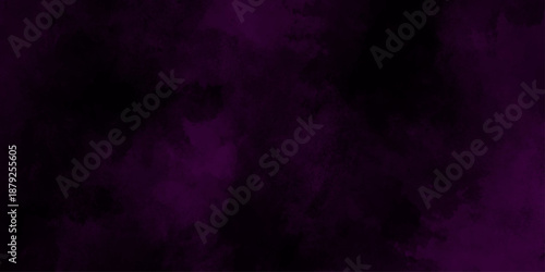 abstract cloud and vapor texture background. Black and purple smoke aquarelle smudge illustration smooth grungy smokey light green colors ink glow. purple color powder explosion