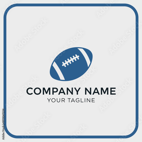 American Football Logo Design for Sports Company.