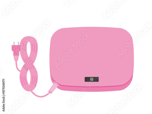 ピンクの電気あんか