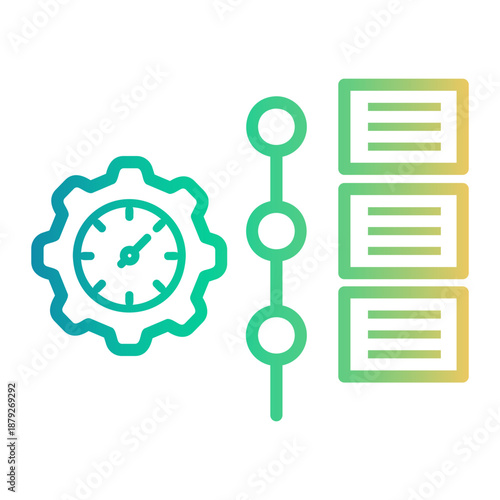 priority Line Gradient Icon