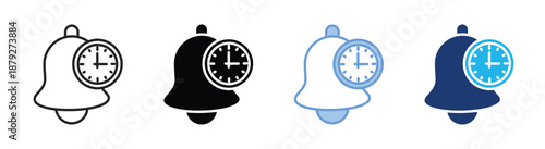 Alert icon set multiple style collection