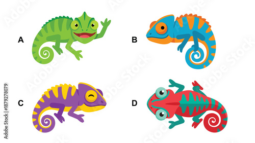 Colorful Chameleon Variations: A, B, C, and D