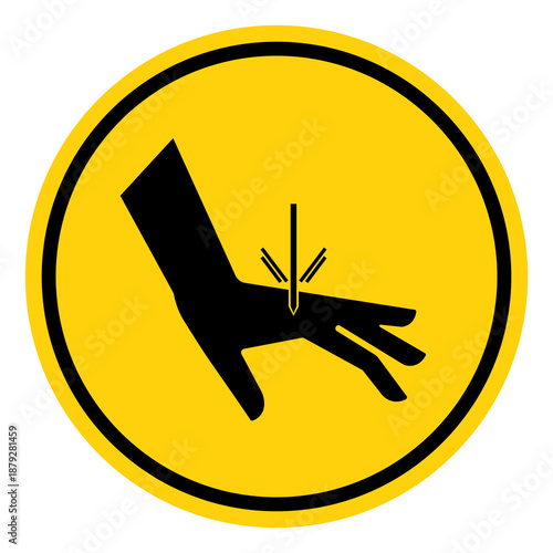 Sever Hazard Symbol Sign,Vector Illustration, Isolated On White Background Label.EPS10