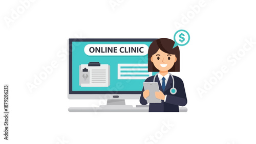Online Doctor Consultation, Virtual Healthcare, Telemedicine, Medical Service, Doctor Chat