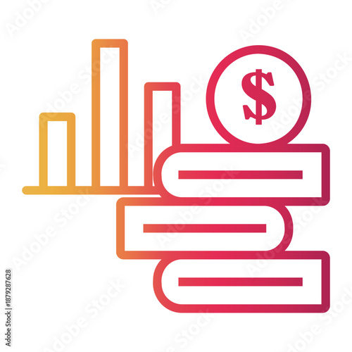 finance Line Gradient Icon