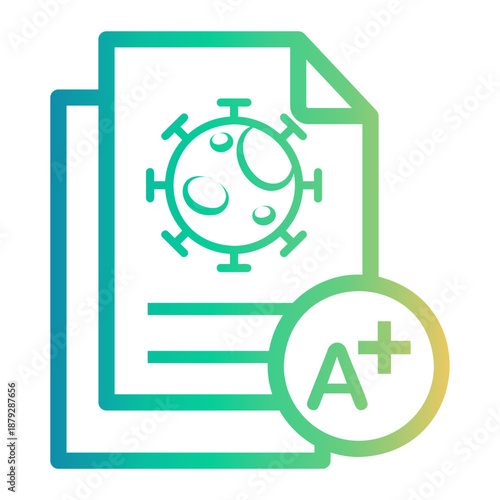 genius Line Gradient Icon