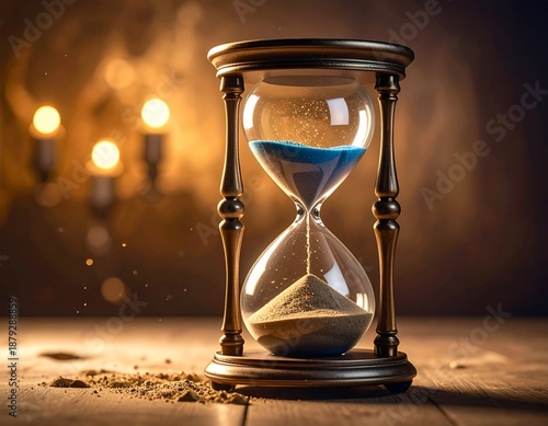 Hourglass - A Symbol of Time Passing and the Ephemeral Nature of Existence.