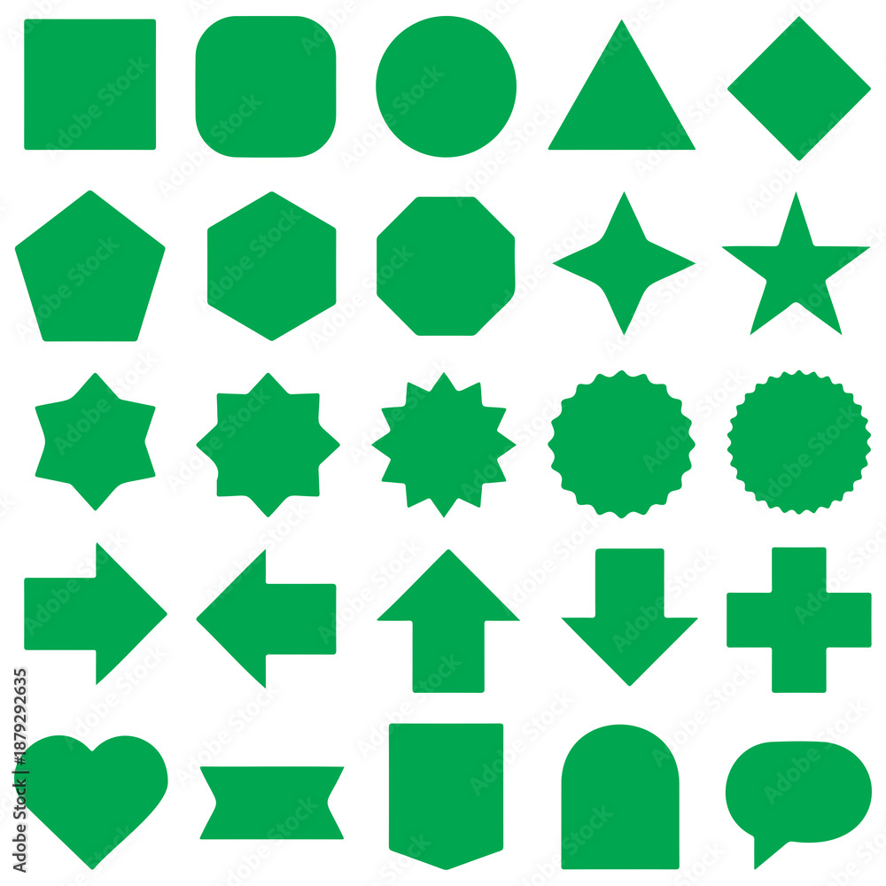 Obraz premium A clean vector illustration of green recycling and eco icons with arrows and symbols representing nature, reuse, and environmental conservation