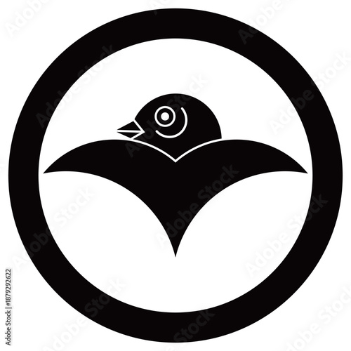 家紋です。丸に雁金といいます。