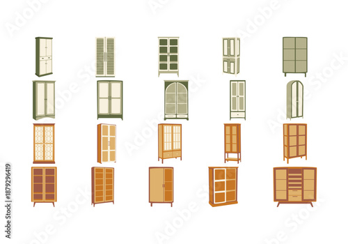 Large Storage Cabinets Illustration
