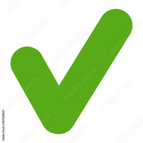 green check mark with data style, agree sign