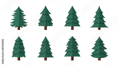 Set of Diverse Evergreen Trees