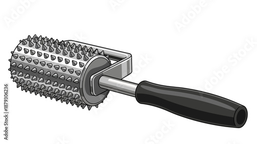 Rope tension gauge measuring stress on a brown rope.