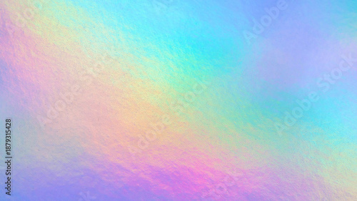 Holographic rainbow foil iridescent texture abstract hologram background © Kwangmoozaa