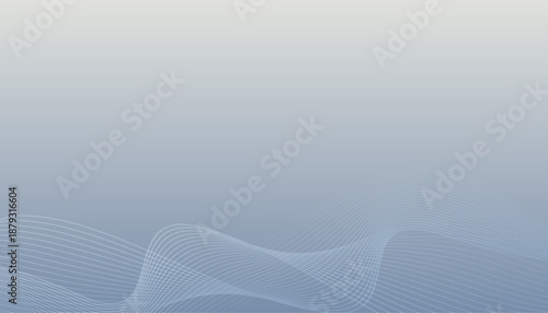 Abstract blue gradient background with subtle flowing wavy lines creating a serene and modern visual effect.