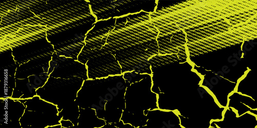 yellow red brush wrap car sticker pattern abstract banner sporty lines red yellow color combination grunge brush pattern racing motor design, Eps 10, vector illustration.