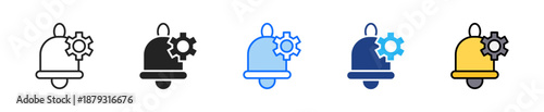 Auto Alert Icon Set Multiple Style Collection