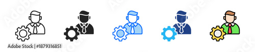 Hr Automation Icon Set Multiple Style Collection