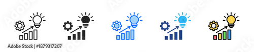Value Creation Icon Set Multiple Style Collection