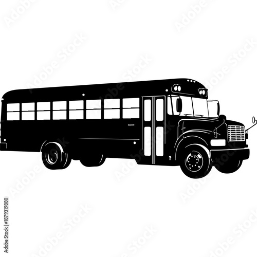 School Bus Vector Illustration