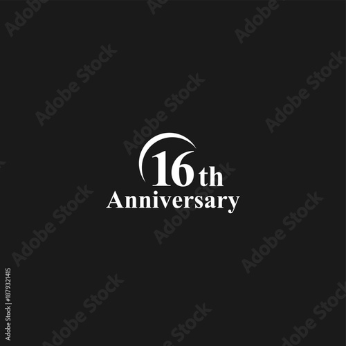 logo design for anniversary, commemorative logo, congratulations, celebrating, company birthday, vector, silhouette, background, ceremony, celebrating, symbol, happy, isolated, certificate, sign