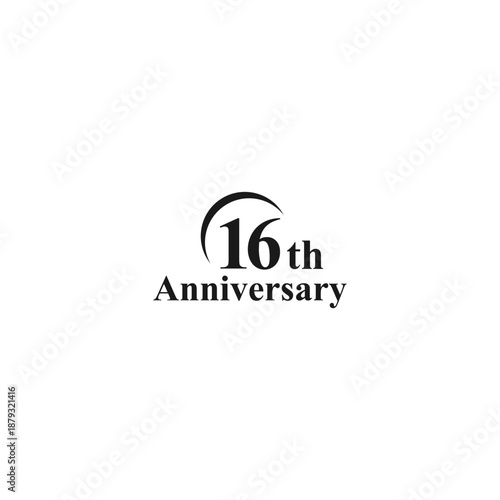 logo design for anniversary, commemorative logo, congratulations, celebrating, company birthday, vector, silhouette, background, ceremony, celebrating, symbol, happy, isolated, certificate, sign