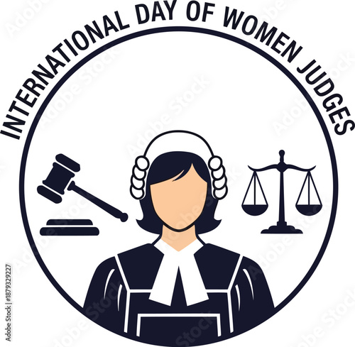 Empowering Women Judges: International Women's Day Symbol