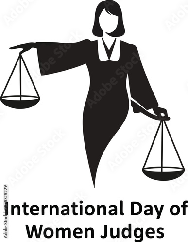 Celebrating International Day of Women Judges - Empowerment Symbol
