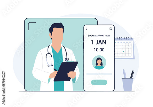 Online doctor consultation and telemedicine appointment booking