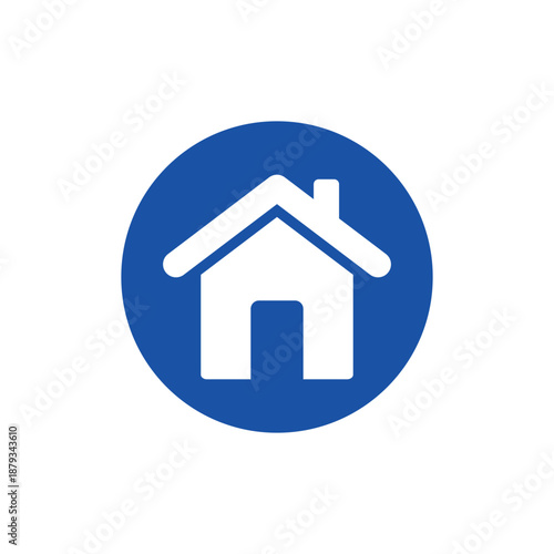 Home Icon Vector Template Illustration Trendy Design