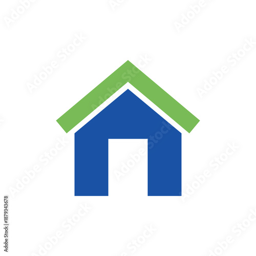 Home Icon Vector Template Illustration Trendy Design