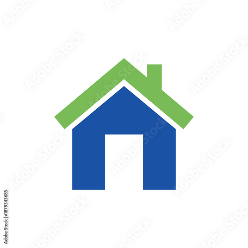 Home Icon Vector Template Illustration Trendy Design