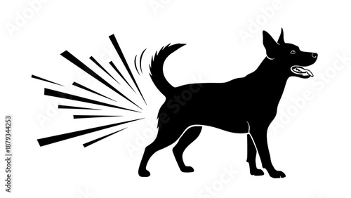 Silhouette of a runner at sunrise, motivating fitness and sport concept