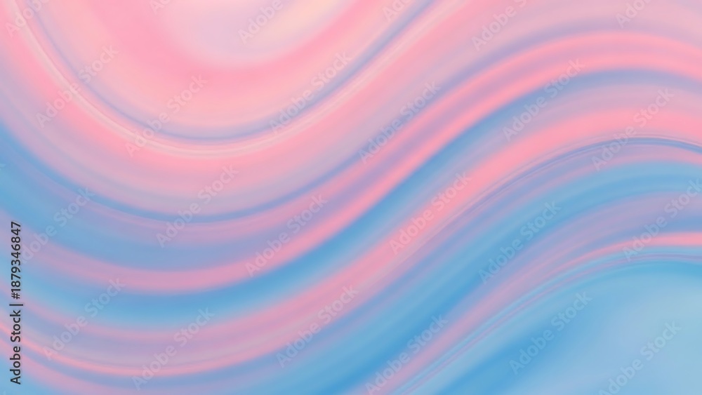 Fototapeta premium Pastel colored wavy abstract background texture.