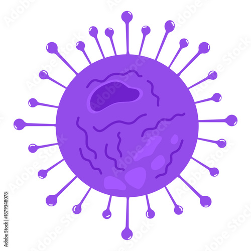 HIV AIDS Virus Illustration