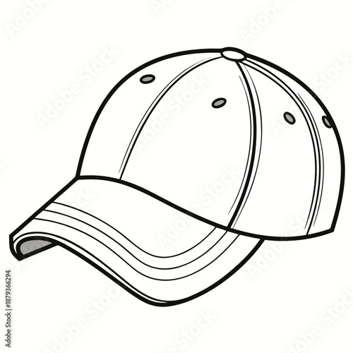 Baseball cap illustration