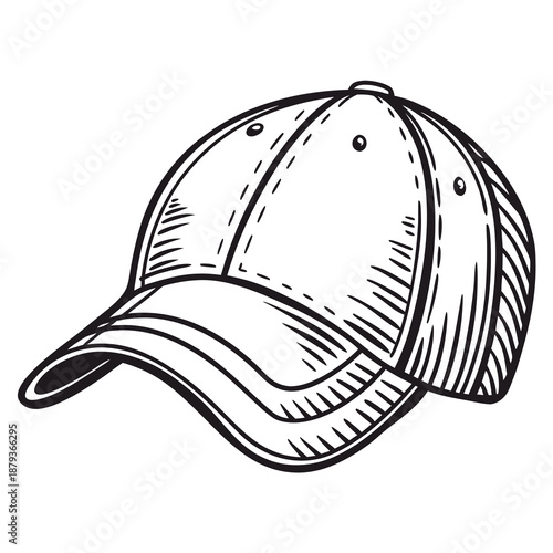 Baseball cap illustration