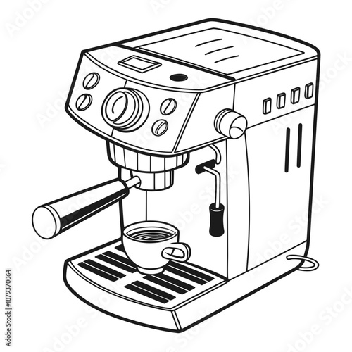 Espresso coffee machine