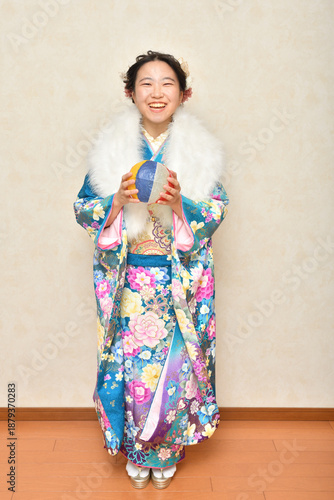 振袖の女の子