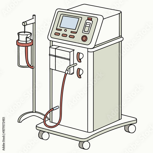 Medical dialysis machine