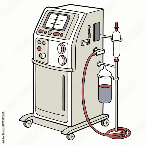 Medical equipment illustration