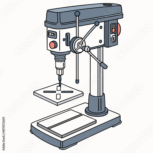 Electric drill press