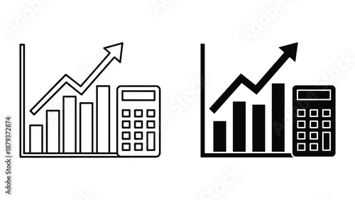Graphical representation of data with calculator