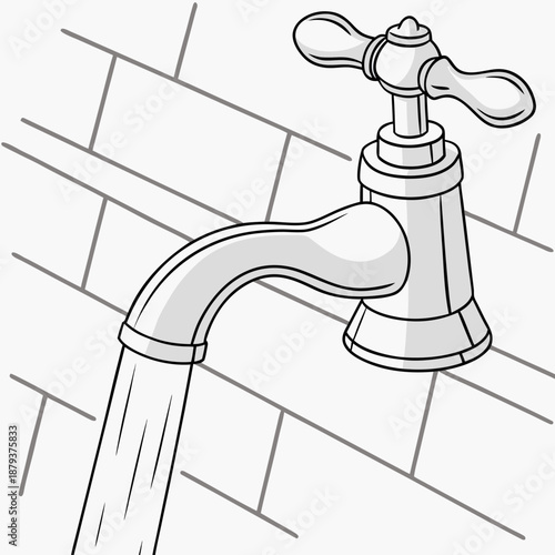 Classic bathroom faucet