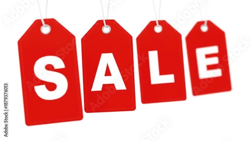 red sale tag